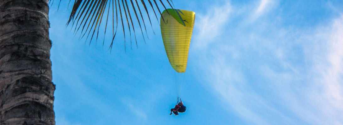 Paragliding on La Palma