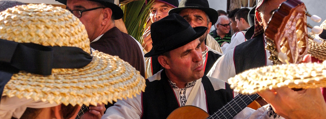 Folk music at a fiesta in La Palma