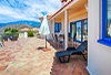 Casa Vistamar, Terrasse mit Blick auf die Berge