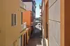 Apt. Oceano, Blick durch die Gasse zum Strand